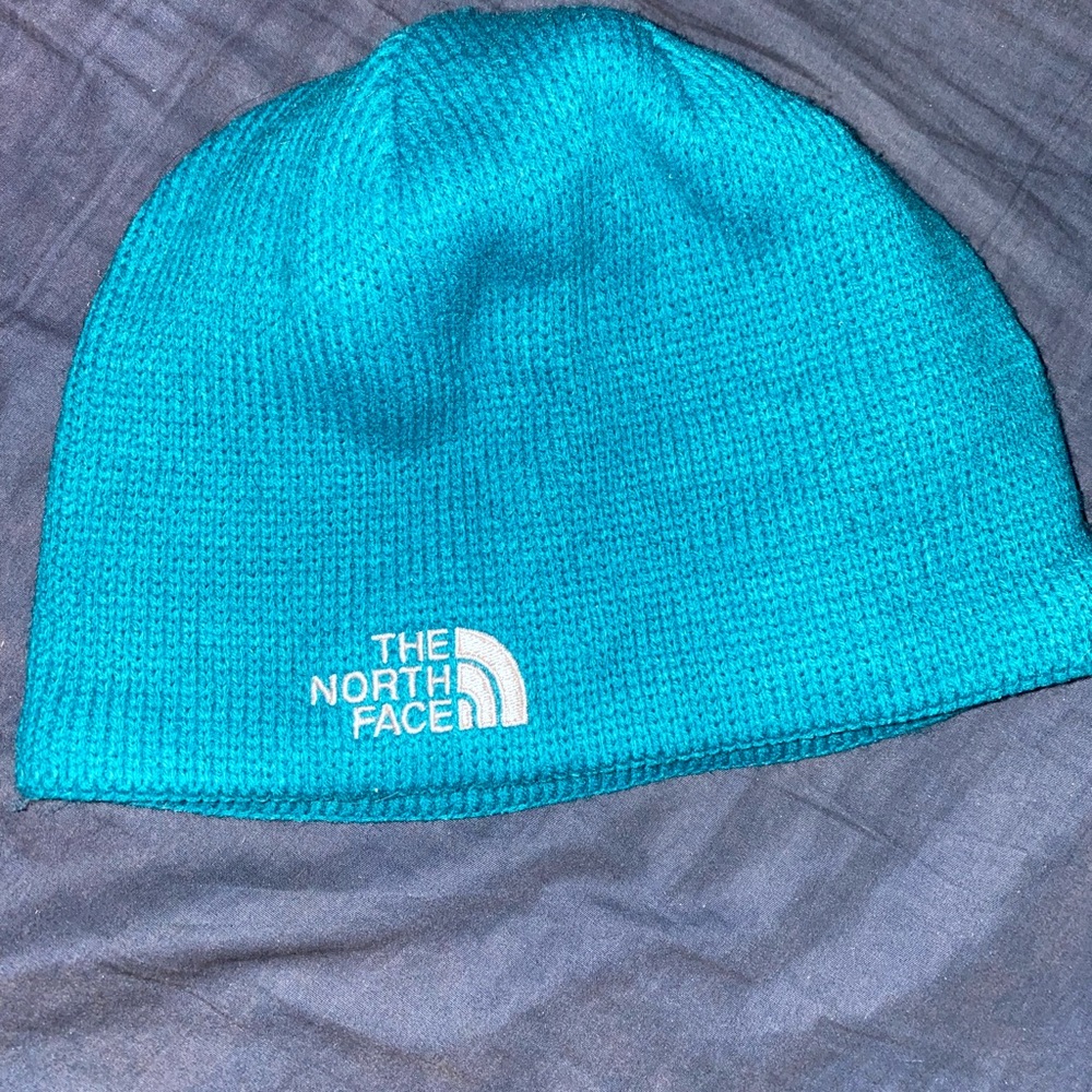 Unisex North Face Beanie - Teal